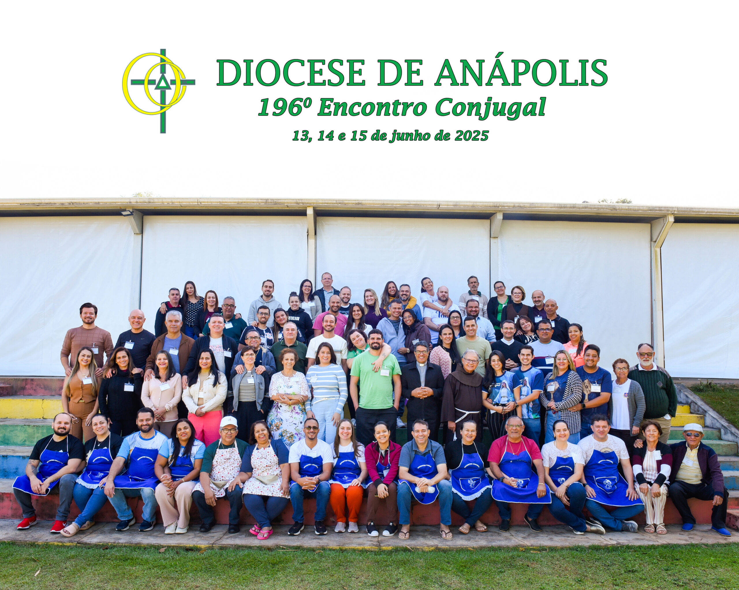 Foto dos participantes do 196º Encontro Conjugal